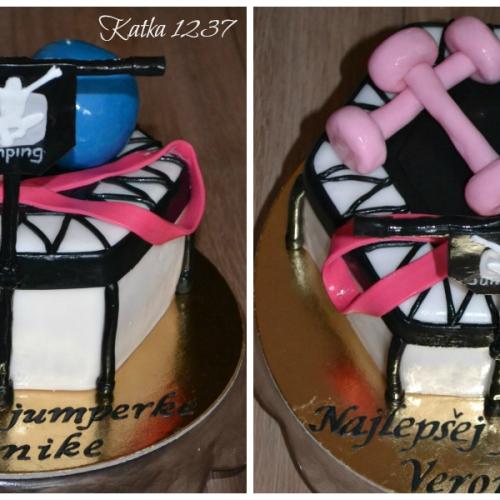 torta trampolína pre jumperku