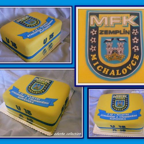 TORTA PRE FUTBALOVÝ KLUB MFK Zemplín juniori