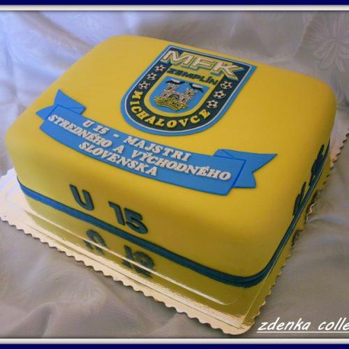 TORTA PRE FUTBALOVÝ KLUB MFK Zemplín juniori