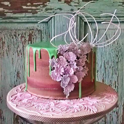 nardeninova torta s farebnm ganache