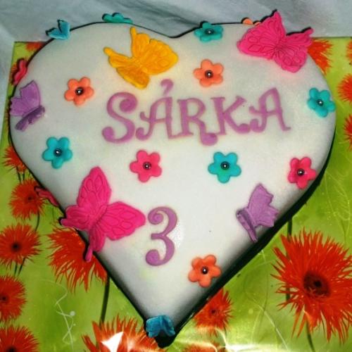 Srdiečko s motýlikmi...