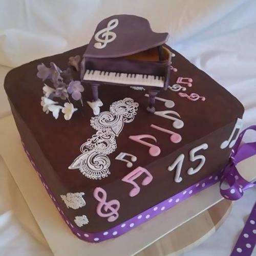 Ganache a klavir 