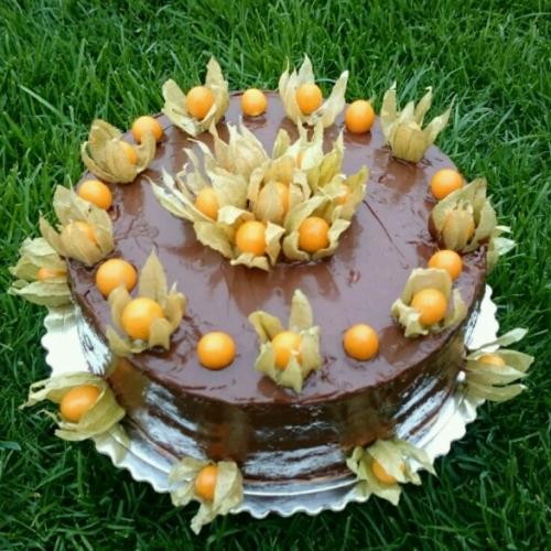 Čokoládová tortička ala Physalis 