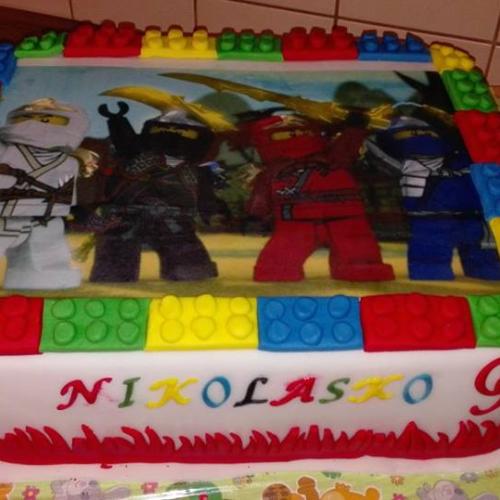 s oblátkou lego ninjago