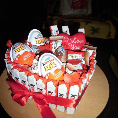 torta s kinder čokoládok
