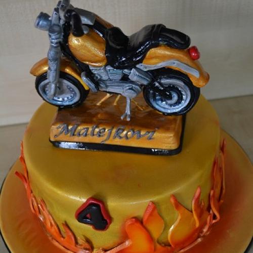 Torta pre malého motorkara