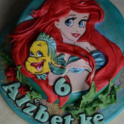 Ariel mala morska víla