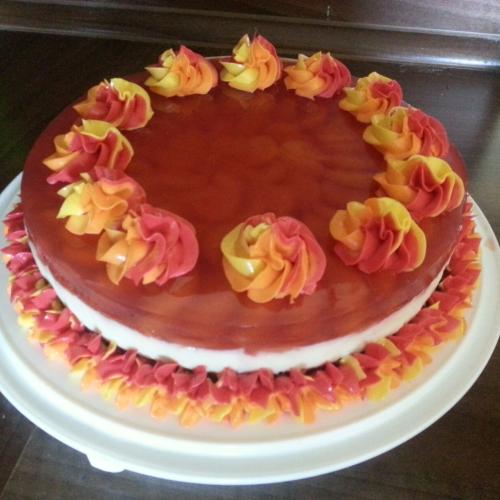 ovocna zele torta