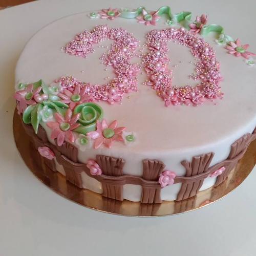 Poťahovaná sacher torta 