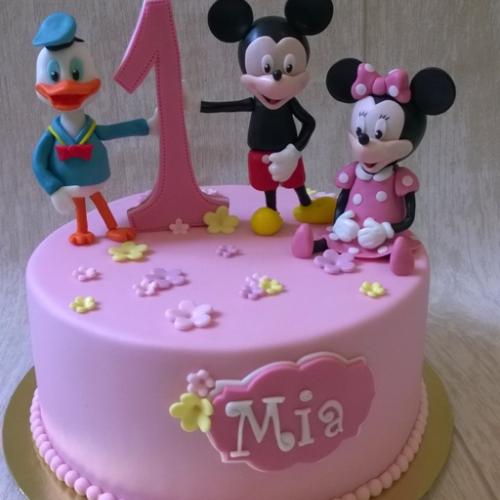 Mickey, Minnie a Donald