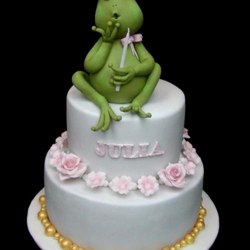 torta so žabkou