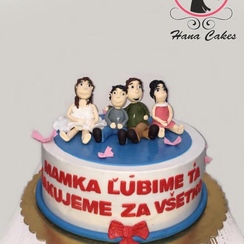 Torta pre mamičku od jej skvelých detičiek :)