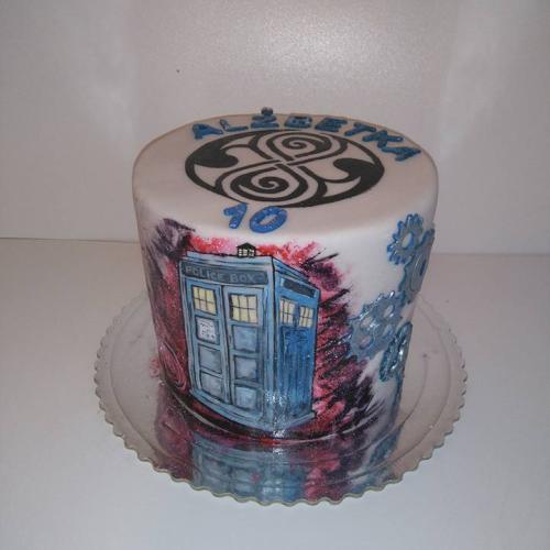 Maľovaná búdka Dr. Who