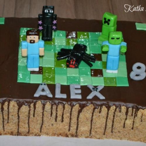 čokoládová Minecraft