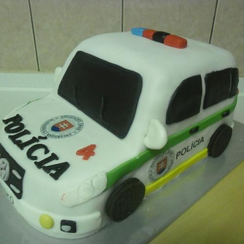 policajné auto