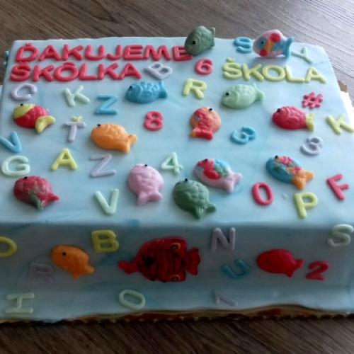 rybkám na rozlúčku so škôlkou