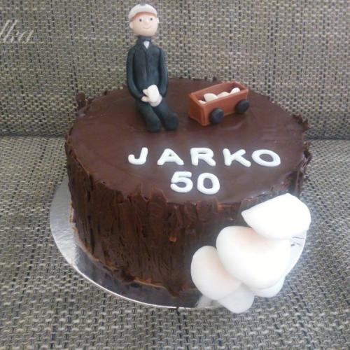 torta pre banika pracujuceho s hlivou