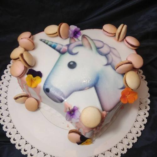 Unicorn s macronkami