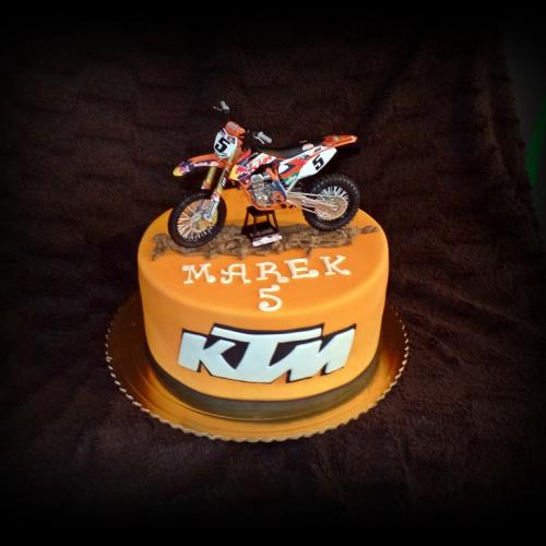 s motorkou KTM