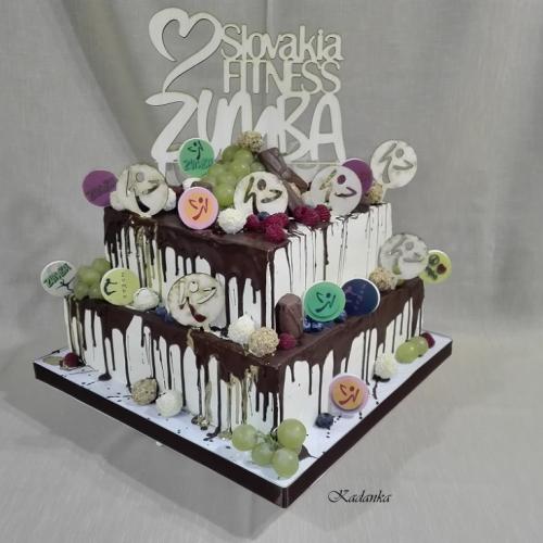 Drip cake - Sponzorská na Slovakia Love ZUMBA®fitness