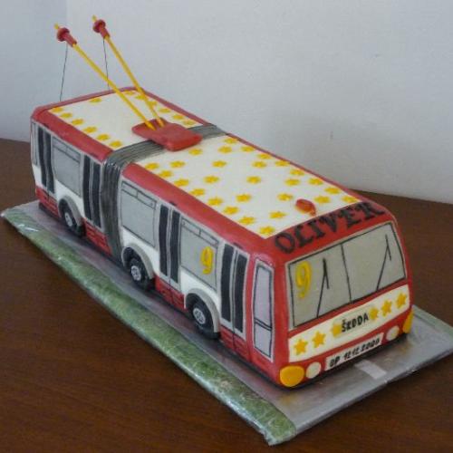 trolejbus pre vnuka Olivera