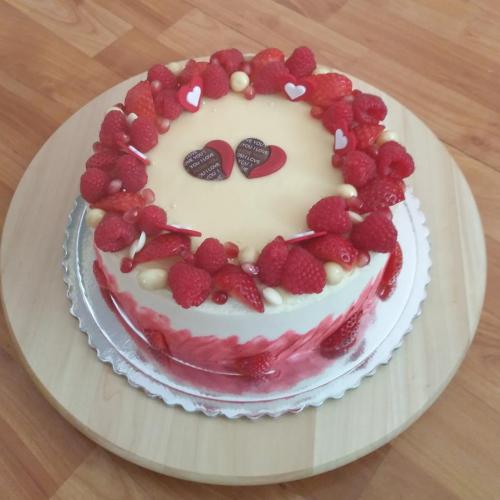 Valentínska torta