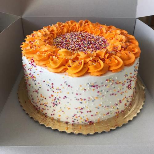Vanilková torta s ovocím