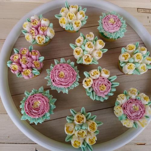 Jarné cupcakes