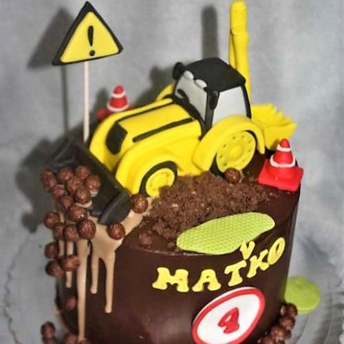 Drip torta s bagrom