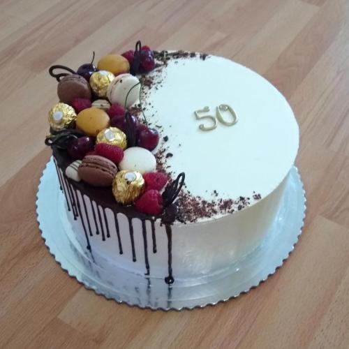 Drip torta na 50-tku