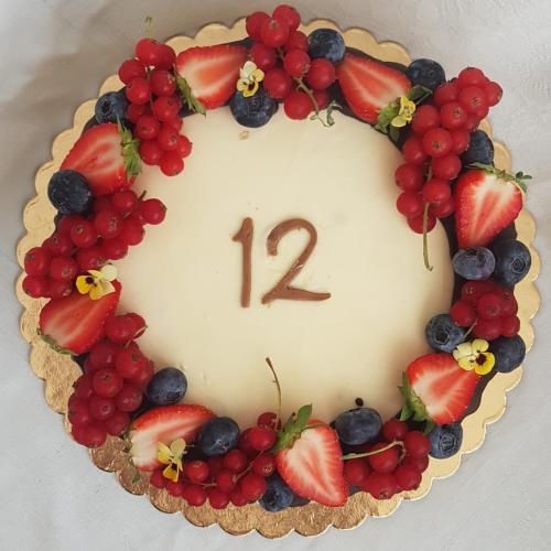 Narodeninová drip torta...