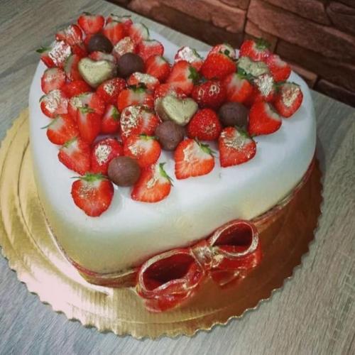 Torta Narodeninová srdce