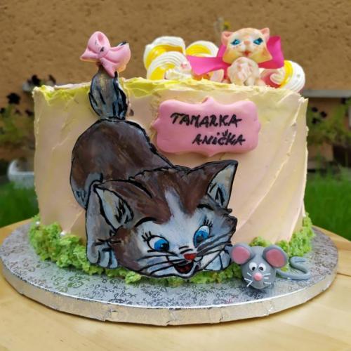Torta pre sestričky,čo majú radi mačičky