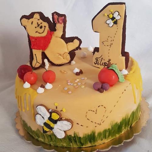 S mackom Pooh.