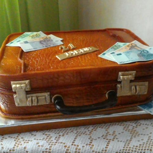 Kufrík s peniazmi 