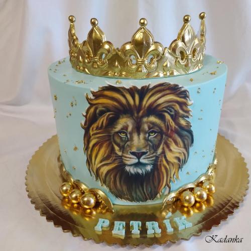 "King Lion Aslan"  Torta - Kráľ levov