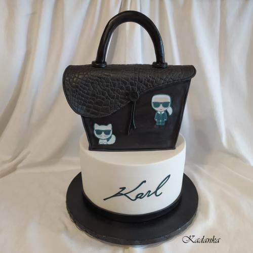 Kabelka pre dámu k výročiu  KARL LAGERFELD