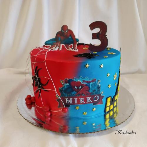 Spider-Man tortička pre malého Mirka