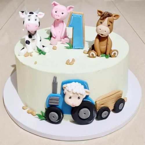 Torta k prvému rôčku so zvieratkami