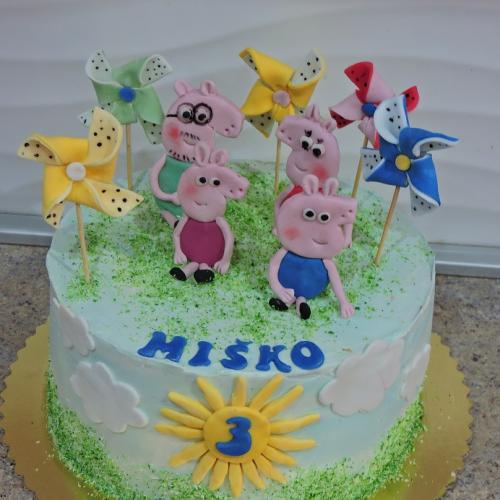 Veselá torta s pepa pig