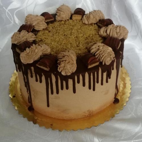 Drip torta vianočná 