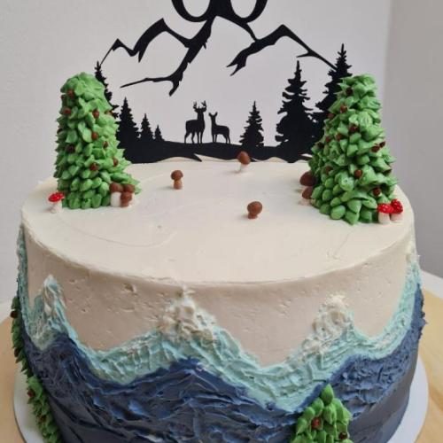 Torta pre milovníka hôr 