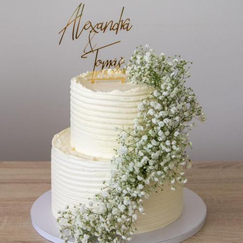 Jemná svadobná , Iva Gašpar, torta