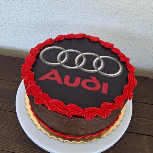 Doboška Audi - jedlý obrázok , Bejč, torta