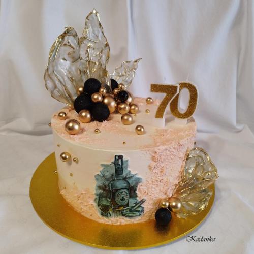 Pre pána ku krásnemu jubileu krémová tortička, Kadanka, torta