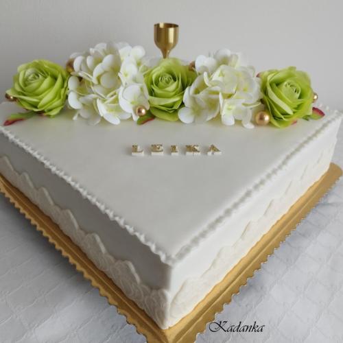 Torta na konfirmáciu pre Leiku, Kadanka, torta