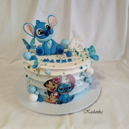 Stitch pre Maťka Tortička krémová, Kadanka, torta