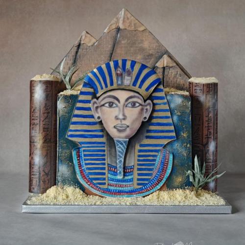 Egypt, Faraón, Pyramídy, hieroglyfy , Manu Sinoj, torta