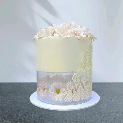 Jemná, nežná,romantická 🤍🩷🌸🎂, Julie's Cakes, torta