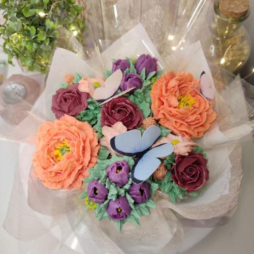 Nežná 7 kusová kytička z cupcakes , Tesserts, torta